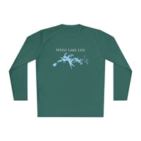 Weiss Lake Life Dri-fit Boating Shirt – Breathable Material – Men's Long Sleeve Moisture Wicking Tee – Georgia and Alabama Lake