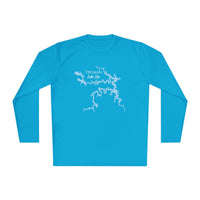 Truman Lake Life Dri-fit Boating Shirt – Breathable Material – Men's Long Sleeve Moisture Wicking Tee – Missouri Lake