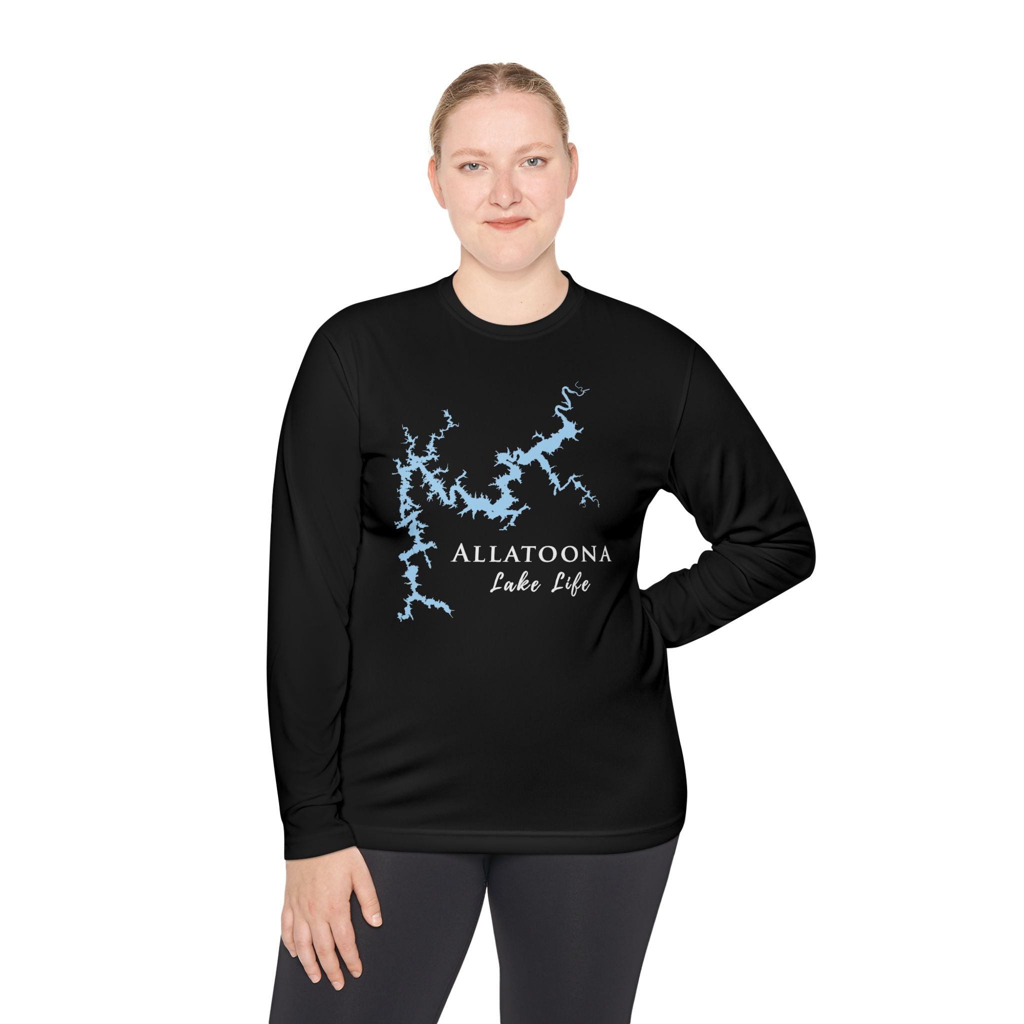Allatoona Lake Life Dri-fit Boating Shirt – Breathable Material – Men's Long Sleeve Moisture Wicking Tee – Georgia Lake