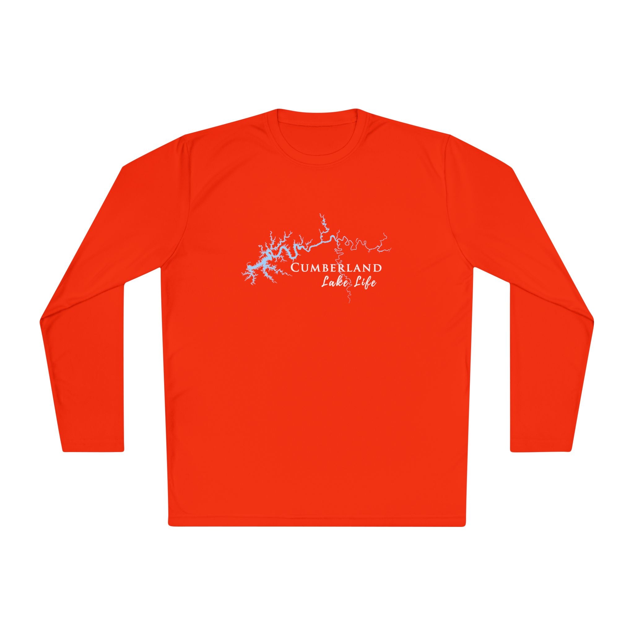 Oconee Lake Life Dri-fit Boating Shirt – Breathable Material – Men's Long Sleeve Moisture Wicking Tee – Georgia Lake