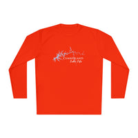 Oconee Lake Life Dri-fit Boating Shirt – Breathable Material – Men's Long Sleeve Moisture Wicking Tee – Georgia Lake