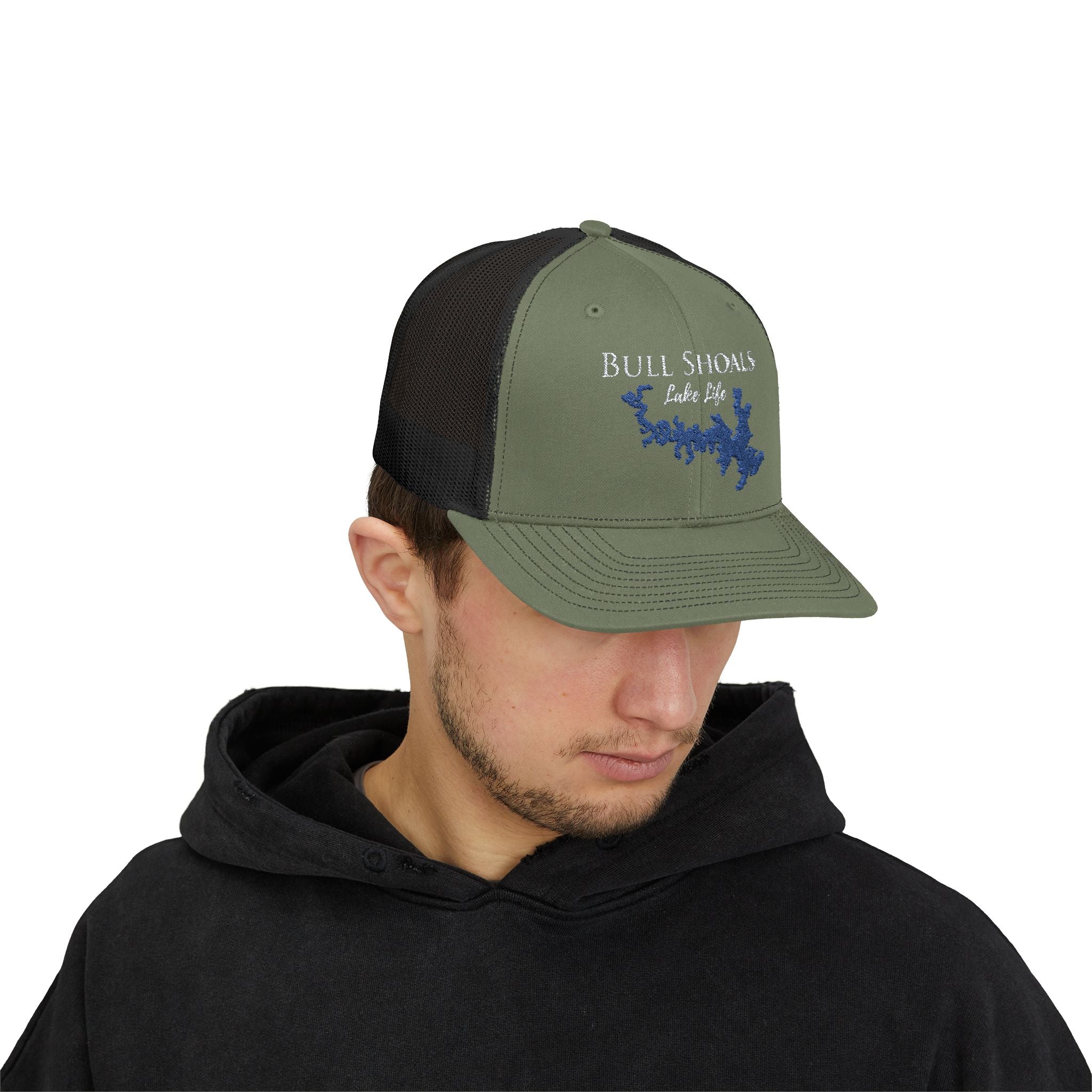 Bull Shoals Lake Life Trucker Hat -  Arkansas and Missouri Lake