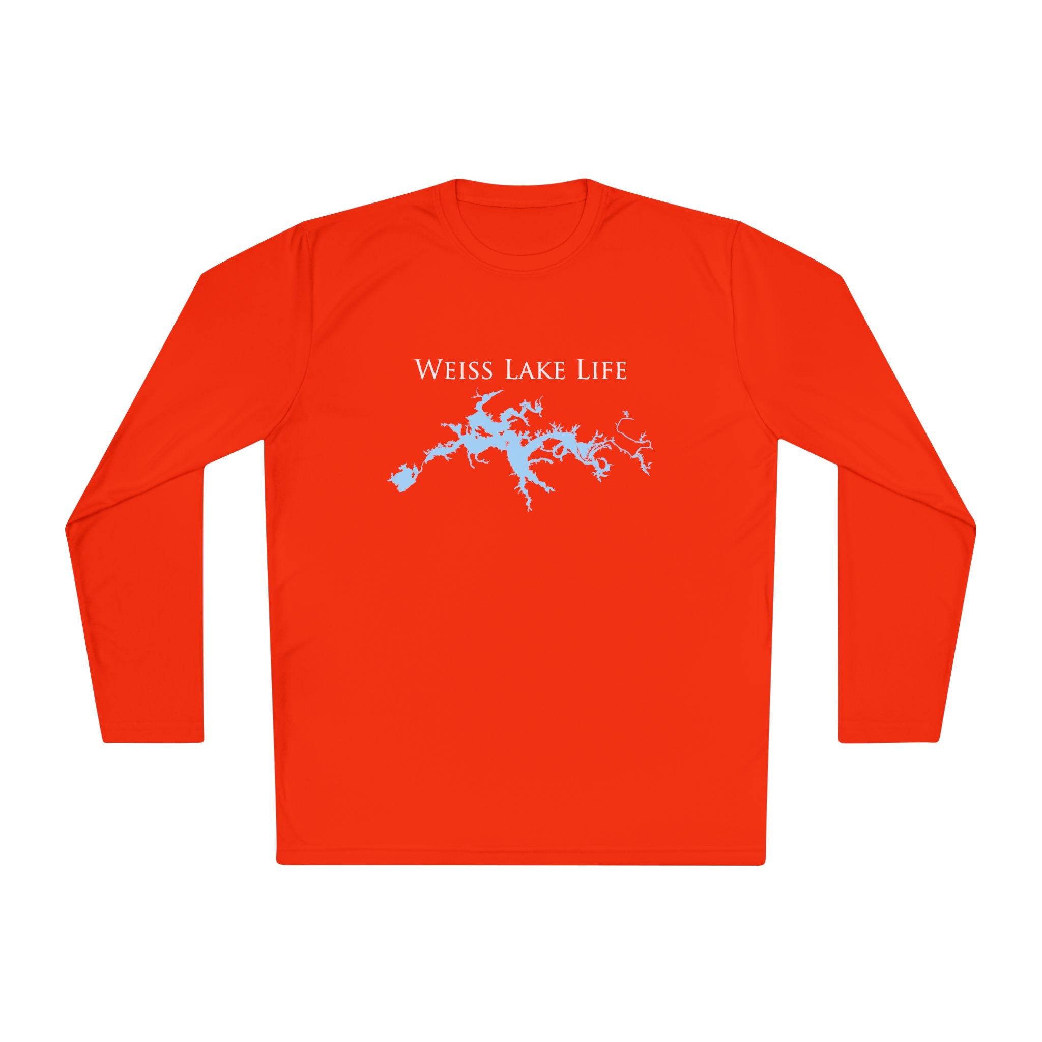 Weiss Lake Life Dri-fit Boating Shirt – Breathable Material – Men's Long Sleeve Moisture Wicking Tee – Georgia and Alabama Lake