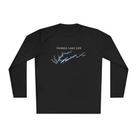 Norris Lake Life Dri-fit Boating Shirt – Breathable Material – Men's Long Sleeve Moisture Wicking Tee – Tennessee Lake