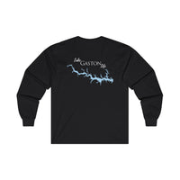 Lake Gaston Life Unisex Cotton Long Sleeve Tee - BACK PRINTED - North Carolina and Virginia Lake