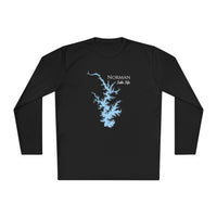 Norman Lake Life Dri-fit Boating Shirt – Breathable Material – Men's Long Sleeve Moisture Wicking Tee – North Carolina Lake