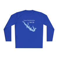 Sam Rayburn Lake Life Dri-fit Boating Shirt – Breathable Material – Men's Long Sleeve Moisture Wicking Tee – Texas Lake