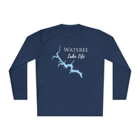 Wateree Lake Life Dri-fit Boating Shirt – Breathable Material – Men's Long Sleeve Moisture Wicking Tee – South Carolina Lake