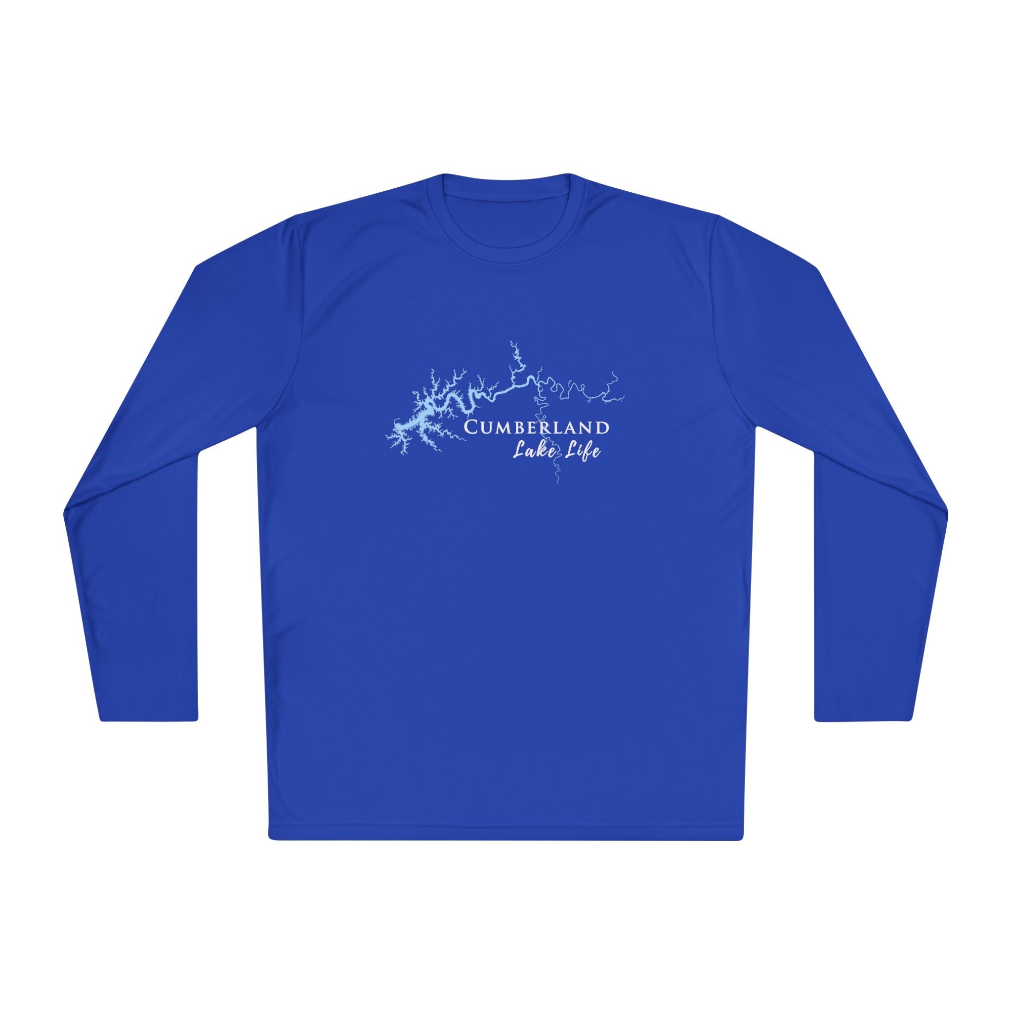 Oconee Lake Life Dri-fit Boating Shirt – Breathable Material – Men's Long Sleeve Moisture Wicking Tee – Georgia Lake