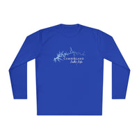 Oconee Lake Life Dri-fit Boating Shirt – Breathable Material – Men's Long Sleeve Moisture Wicking Tee – Georgia Lake