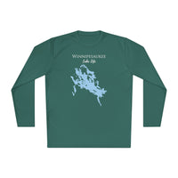 Winnipesaukee Lake Life Dri-fit Boating Shirt – Breathable Material – Men's Long Sleeve Moisture Wicking Tee – New Hampshire Lake