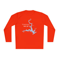 Harding Lake Life Dri-fit Boating Shirt – Breathable Material – Men's Long Sleeve Moisture Wicking Tee – Georgia Lake