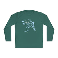 Truman Lake Life Dri-fit Boating Shirt – Breathable Material – Men's Long Sleeve Moisture Wicking Tee – Missouri Lake