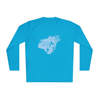 Indian Lake Life Dri-fit Boating Shirt – Breathable Material – Men's Long Sleeve Moisture Wicking Tee – Ohio Lake