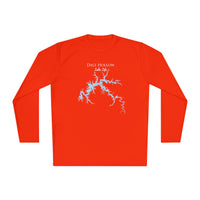 Dale Hollow Lake Life Dri-fit Boating Shirt – Breathable Material – Men's Long Sleeve Moisture Wicking Tee – Tennessee Lake