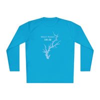 West Point Lake Life Dri-fit Boating Shirt – Breathable Material – Men's Long Sleeve Moisture Wicking Tee – Georgia Lake