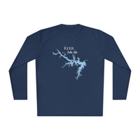 Kerr Lake Life Dri-fit Boating Shirt – Breathable Material – Men's Long Sleeve Moisture Wicking Tee – North Carolina and Virginia Lake