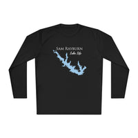 Sam Rayburn Lake Life Dri-fit Boating Shirt – Breathable Material – Men's Long Sleeve Moisture Wicking Tee – Texas Lake