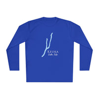 Keuka Lake Life Dri-fit Boating Shirt – Breathable Material – Men's Long Sleeve Moisture Wicking Tee – New York Lake