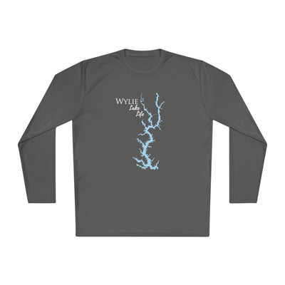 Wylie Lake Life Dri-fit Boating Shirt – Breathable Material – Men's Long Sleeve Moisture Wicking Tee – South Carolina Lake