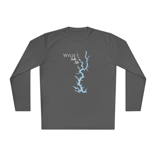 Wylie Lake Life Dri-fit Boating Shirt – Breathable Material – Men's Long Sleeve Moisture Wicking Tee – South Carolina Lake