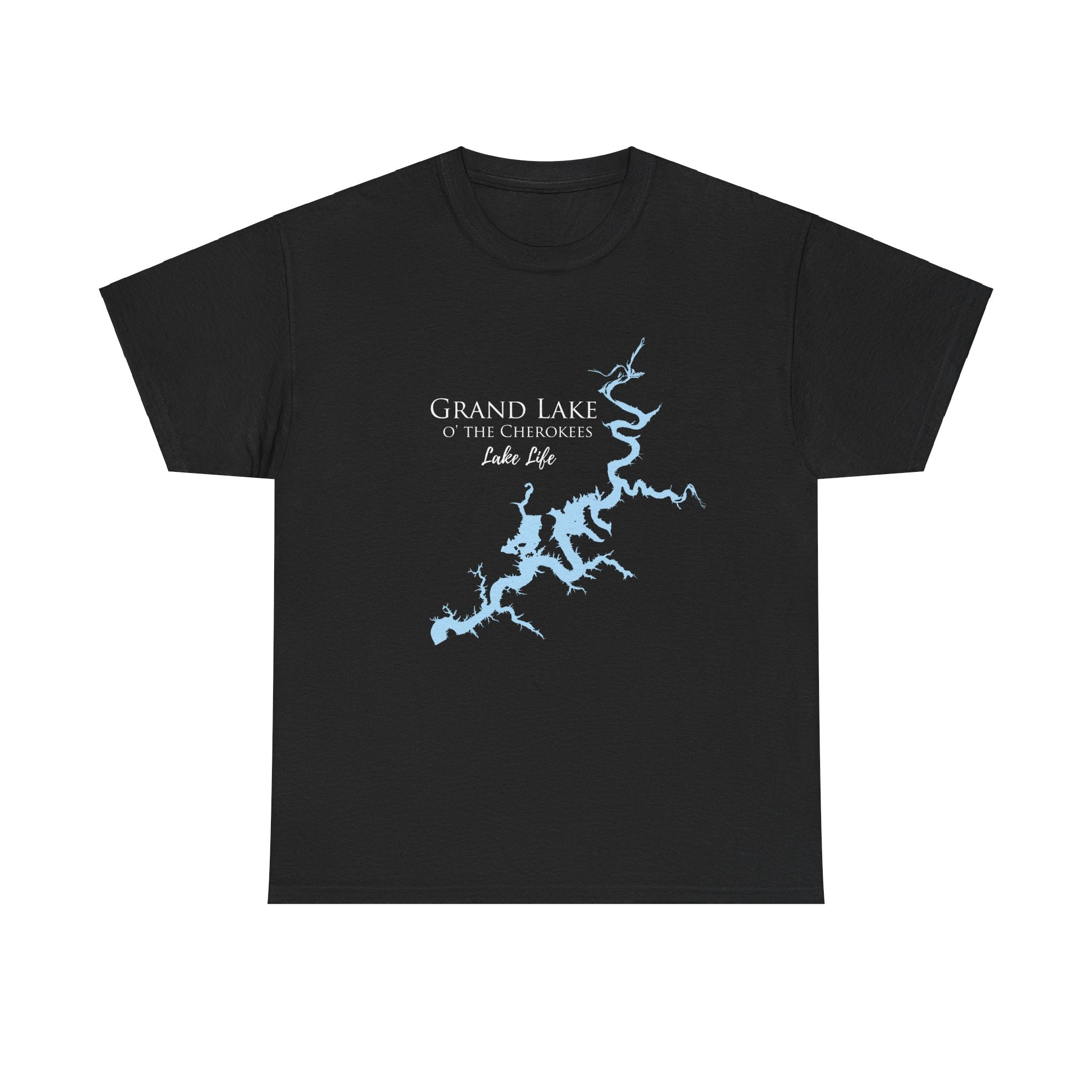 Grand Lake of the Cherokees Lake Life Heavy Cotton Tee - Oklahoma Lake