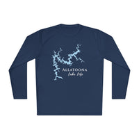 Allatoona Lake Life Dri-fit Boating Shirt – Breathable Material – Men's Long Sleeve Moisture Wicking Tee – Georgia Lake