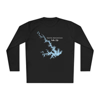 Smith Mountain Lake Life Dri-fit Boating Shirt – Breathable Material – Men's Long Sleeve Moisture Wicking Tee – Virginia Lake