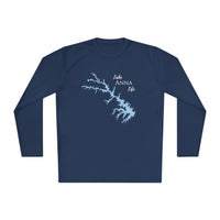 Lake Anna Life Dri-fit Boating Shirt – Breathable Material – Men's Long Sleeve Moisture Wicking Tee – Virginia Lake