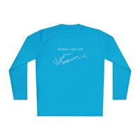 Norris Lake Life Dri-fit Boating Shirt – Breathable Material – Men's Long Sleeve Moisture Wicking Tee – Tennessee Lake