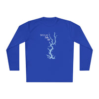 Wylie Lake Life Dri-fit Boating Shirt – Breathable Material – Men's Long Sleeve Moisture Wicking Tee – South Carolina Lake