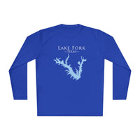 Lake Fork Texas Dri-fit Boating Shirt – Breathable Material – Men's Long Sleeve Moisture Wicking Tee – Texas Lake