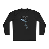 Center Hill Lake Life Dri-fit Boating Shirt – Breathable Material – Men's Long Sleeve Moisture Wicking Tee – Tennessee Lake