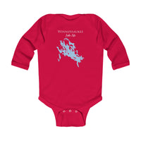 Winnipesaukee Lake Life Onsie - Durable Lake Onsie - Infant Long Sleeve Bodysuit - New Hampshire Lake