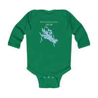 Winnipesaukee Lake Life Onsie - Durable Lake Onsie - Infant Long Sleeve Bodysuit - New Hampshire Lake