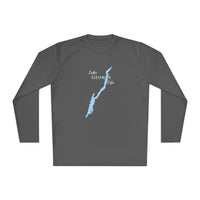 Lake George Life Dri-fit Boating Shirt – Breathable Material – Men's Long Sleeve Moisture Wicking Tee – New York Lake