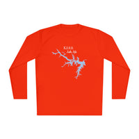 Kerr Lake Life Dri-fit Boating Shirt – Breathable Material – Men's Long Sleeve Moisture Wicking Tee – North Carolina and Virginia Lake