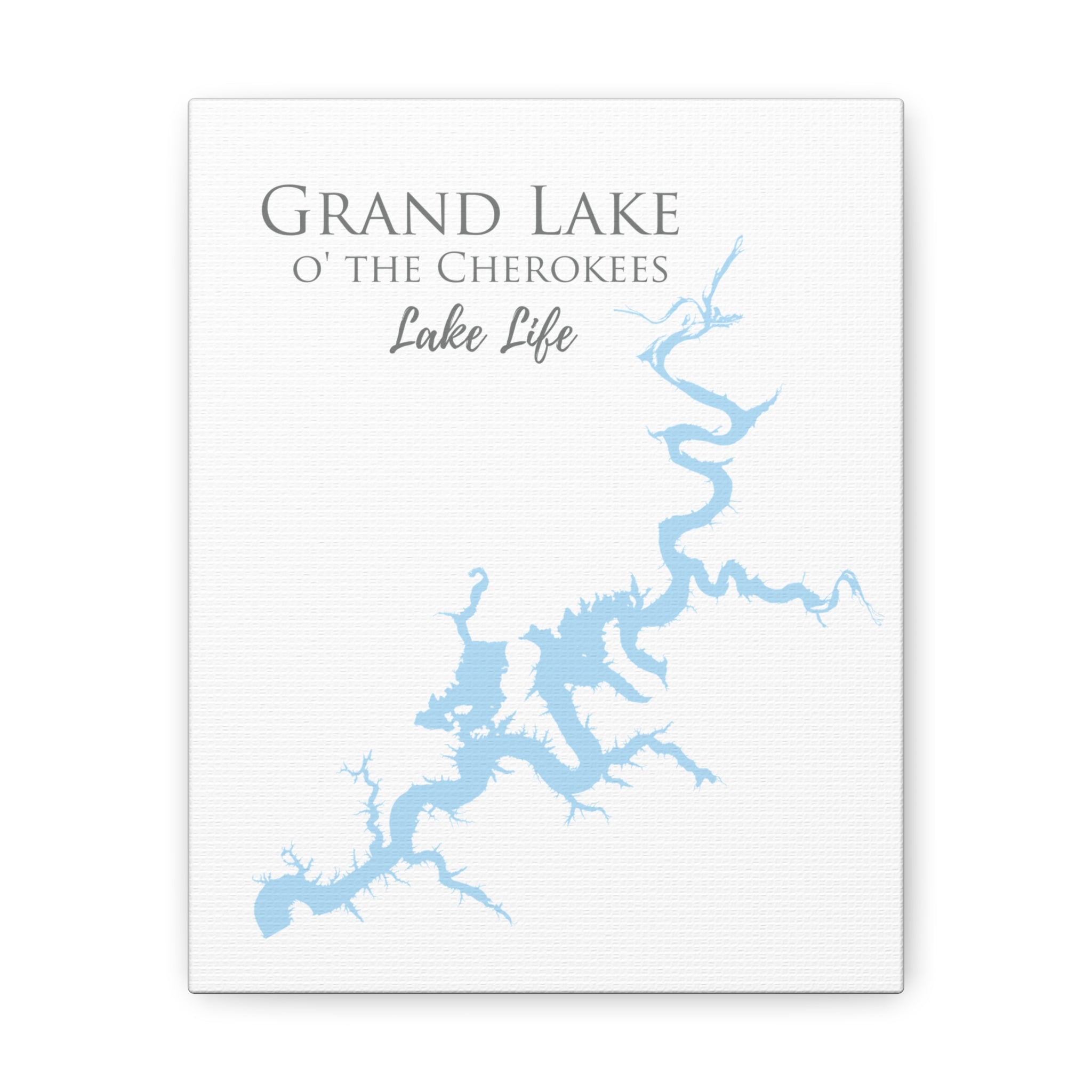 Grand Lake O' the Cherokees Lake Life - Canvas Gallery Wrap - Canvas Print - Oklahoma Lake