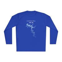 Center Hill Lake Life Dri-fit Boating Shirt – Breathable Material – Men's Long Sleeve Moisture Wicking Tee – Tennessee Lake