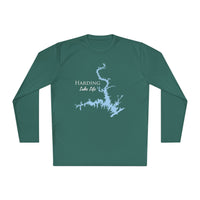 Harding Lake Life Dri-fit Boating Shirt – Breathable Material – Men's Long Sleeve Moisture Wicking Tee – Georgia Lake