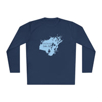 Indian Lake Life Dri-fit Boating Shirt – Breathable Material – Men's Long Sleeve Moisture Wicking Tee – Ohio Lake