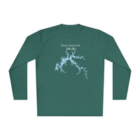 Dale Hollow Lake Life Dri-fit Boating Shirt – Breathable Material – Men's Long Sleeve Moisture Wicking Tee – Tennessee Lake