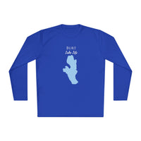 Burt Lake Life Dri-fit Boating Shirt – Breathable Material – Men's Long Sleeve Moisture Wicking Tee – Michigan Lake