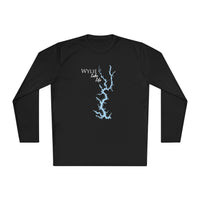 Wylie Lake Life Dri-fit Boating Shirt – Breathable Material – Men's Long Sleeve Moisture Wicking Tee – South Carolina Lake