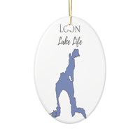 Loon Lake Life Ceramic Ornament - Classic Christmas Ornaments -  New York Lake