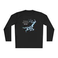 Possum Kingdom Lake Life Dri-fit Boating Shirt – Breathable Material – Men's Long Sleeve Moisture Wicking Tee – Texas Lake