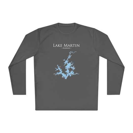 Lake Martin Dri-fit Boating Shirt – Breathable Material – Men's Long Sleeve Moisture Wicking Tee – Alabama Lake