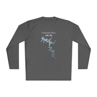 Center Hill Lake Life Dri-fit Boating Shirt – Breathable Material – Men's Long Sleeve Moisture Wicking Tee – Tennessee Lake