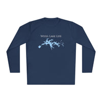 Weiss Lake Life Dri-fit Boating Shirt – Breathable Material – Men's Long Sleeve Moisture Wicking Tee – Georgia and Alabama Lake