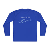 Norris Lake Life Dri-fit Boating Shirt – Breathable Material – Men's Long Sleeve Moisture Wicking Tee – Tennessee Lake